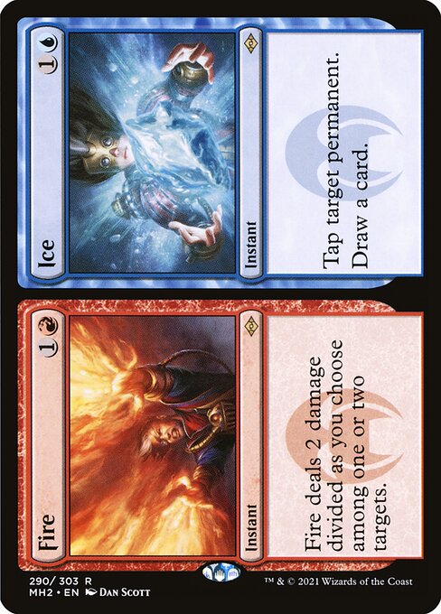 Feuer // Eis (V.1) MH2-290 Rare Excellent Englisch