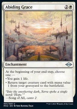 Fortbestehende Anmut MH2-1 Uncommon Near Mint Deutsch Foil
