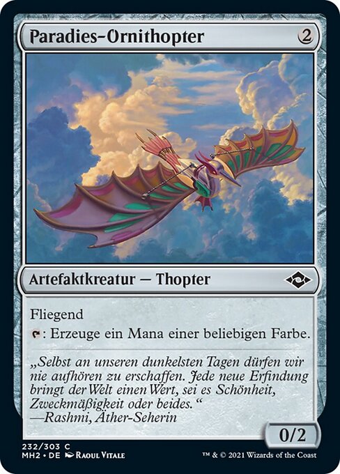 Paradies-Ornithopter MH2-232 Common Near Mint Deutsch Foil