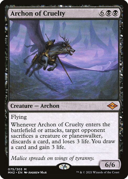 Archon of Cruelty MH2-75 Mythic Near Mint Englisch