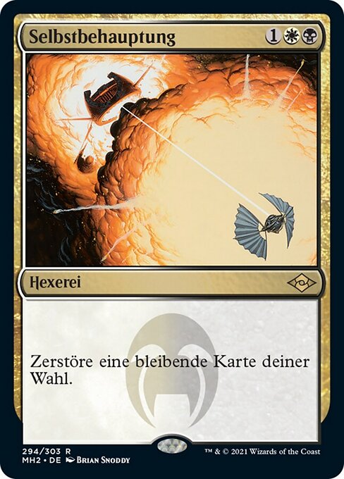 Selbstbehauptung (V.1) MH2-294 Rare Near Mint Deutsch