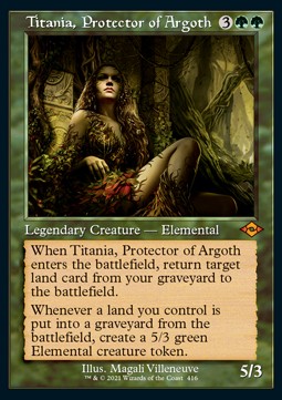 Titania, Beschützerin von Argoth (V.2) XMH2-416 Mythic Excellent Deutsch Foil