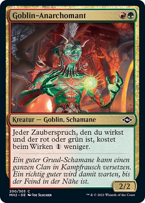 Goblin-Anarchomant MH2-200 Common Near Mint Deutsch