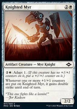 Myr-Ritter MH2-17 Common Near Mint Englisch Foil