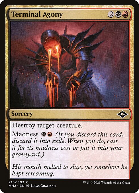 Terminal Agony MH2-215 Common Near Mint Englisch
