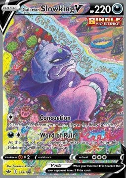Galar-Laschoking V CRE-179 Ultra Rare Light Played Deutsch