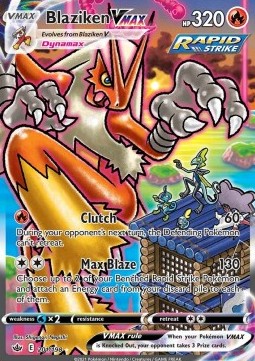 Lohgock VMAX CRE-201 Secret Rare Near Mint Deutsch