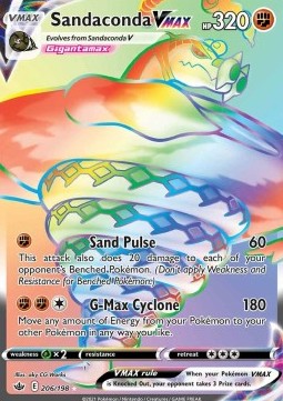 Sanaconda VMAX CRE-206 Secret Rare Near Mint Deutsch