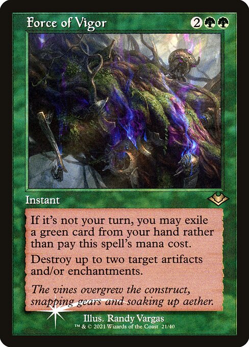 Force of Vigor RMH2-21 Rare Excellent Englisch Foil