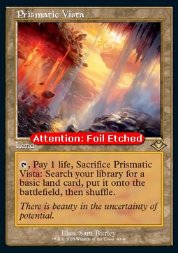 Prismatisches Panorama (V.2) RMH2-40 Rare Near Mint Englisch Foil