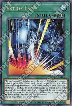 Faust des Schicksals EGO1-003 Ultra Rare Good Deutsch 1. Auflage