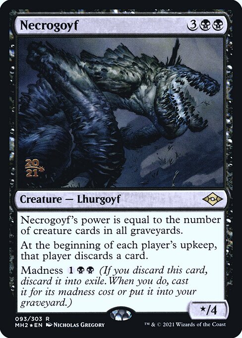 Nekrogoyf PMH2-93 Rare Excellent Deutsch Foil