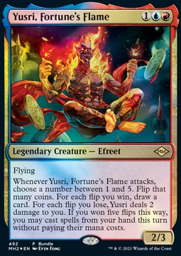 Yusri, Fortune's Flame PMH2-492 Rare Near Mint Englisch Foil