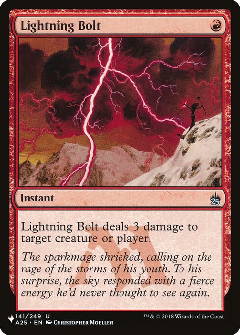 Lightning Bolt ZNL-141 Uncommon Near Mint Englisch