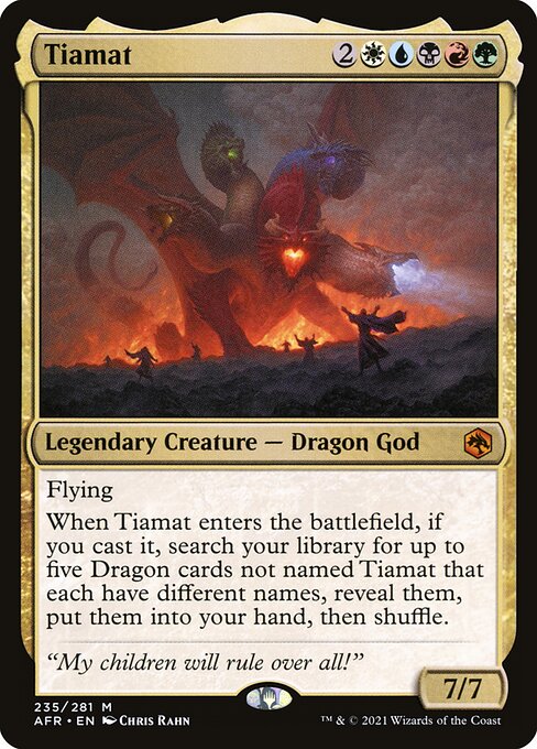 Tiamat AFR-235 Mythic Near Mint Englisch