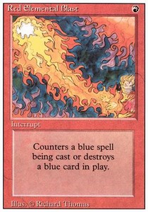 Red Elemental Blast 3ED- Common Excellent Englisch