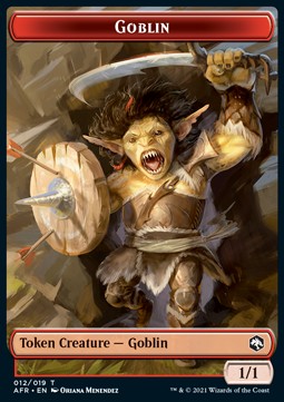 Goblin Token (R 1/1) // Dungeon of the Mad Mage XAFR-T 12/20 Token Excellent Englisch Foil