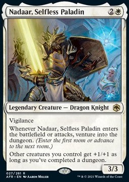 Nadaar, Selfless Paladin AFR-27 Rare Near Mint Englisch