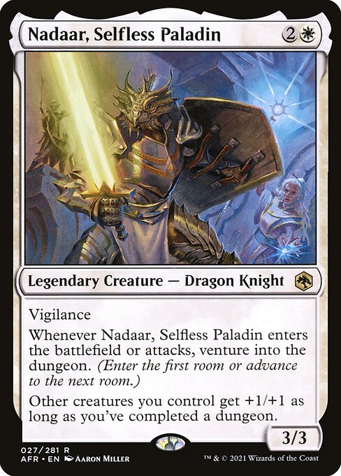 Nadaar, Selfless Paladin AFR-27 Rare Near Mint Englisch