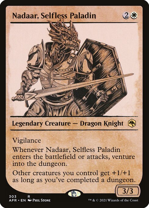 Nadaar, selbstloser Paladin XAFR-303 Rare Near Mint Englisch