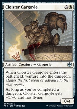 Klostergargoyle AFR-7 Uncommon Excellent Englisch Foil