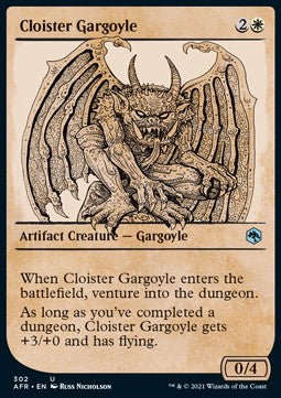 Klostergargoyle XAFR-302 Uncommon Excellent Deutsch Foil