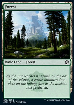 Wald (V.1) AFR-278 Land Near Mint Deutsch Foil