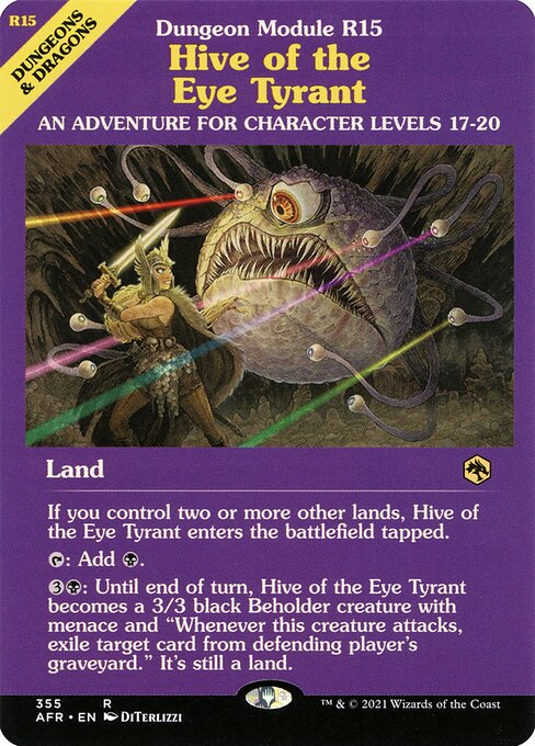Grotte des Augentyrannen XAFR-355 Rare Excellent Englisch Foil