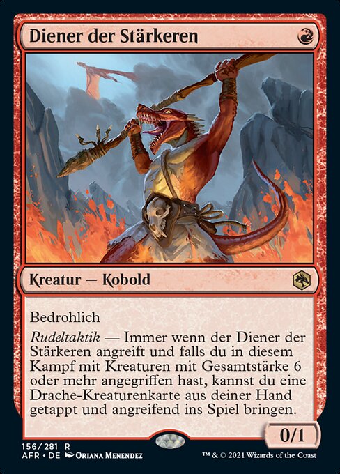 Diener der Stärkeren AFR-156 Rare Near Mint Deutsch