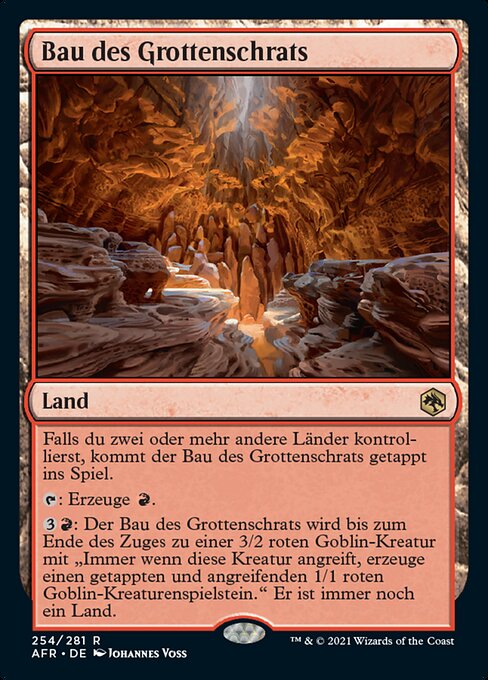 Bau des Grottenschrats AFR-254 Rare Near Mint Deutsch