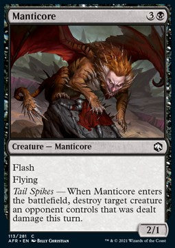 Mantikor AFR-113 Common Near Mint Deutsch Foil