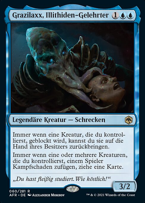 Grazilaxx, Illithiden-Gelehrter AFR-60 Rare Excellent Deutsch