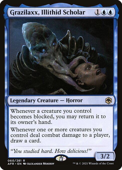 Grazilaxx, Illithid Scholar AFR-60 Rare Near Mint Englisch