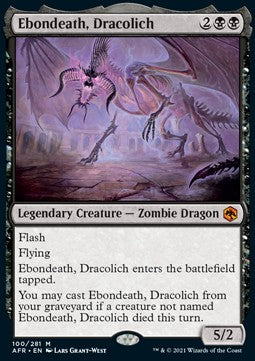 Ebondeath, Dracolich AFR-100 Mythic Near Mint Englisch
