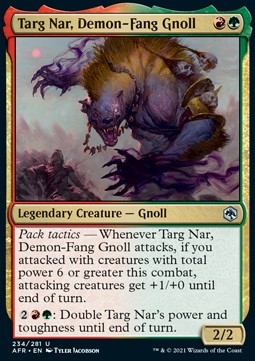 Targ Nar, Demon-Fang Gnoll AFR-234 Uncommon Excellent Englisch Foil