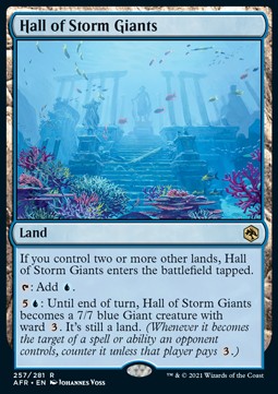 Hall of Storm Giants AFR-257 Rare Excellent Englisch