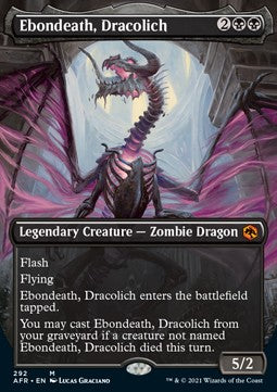 Ebondeath, Dracolich XAFR-292 Mythic Near Mint Englisch Foil
