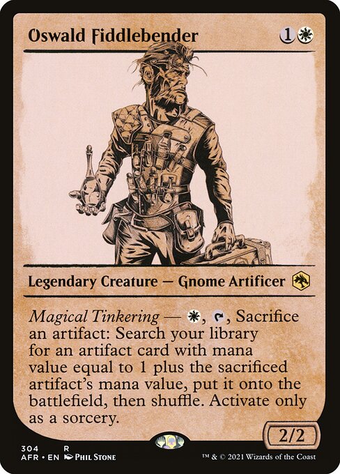 Oswald Fiedelbieger XAFR-304 Rare Excellent Englisch Foil