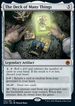 The Deck of Many Things AFR-241 Mythic Near Mint Englisch