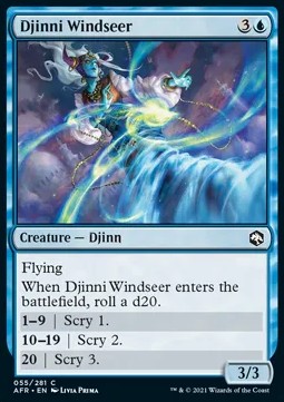 Windseher-Djinni AFR-55 Common Excellent Englisch Foil