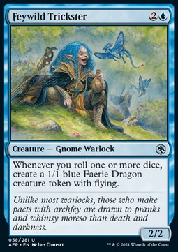 Feywild-Trickserin AFR-58 Uncommon Near Mint Deutsch Foil