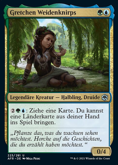 Gretchen Weidenknirps AFR-223 Uncommon Near Mint Deutsch