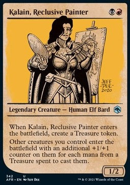 Kalain, zurückgezogene Malerin XAFR-342 Uncommon Excellent Englisch Foil