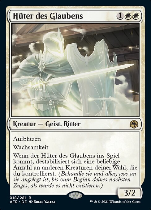 Hüter des Glaubens AFR-18 Rare Near Mint Deutsch