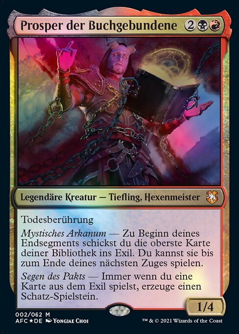 Prosper, Tome-Bound AFC-2 Mythic Near Mint Deutsch Foil