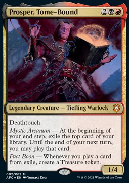 Prosper, Tome-Bound AFC-2 Mythic Excellent Deutsch Foil