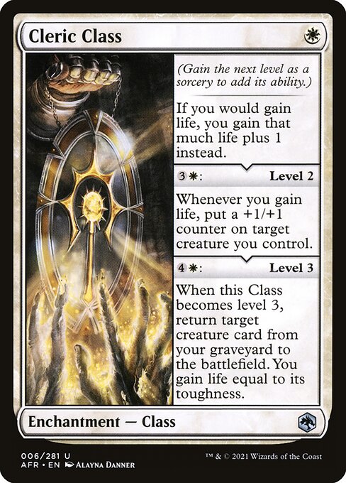 Cleric Class AFR-6 Uncommon Near Mint Englisch