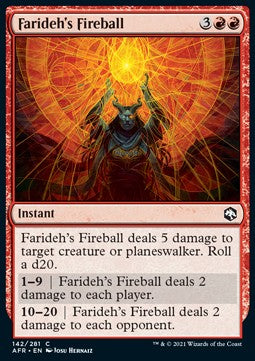 Faridehs Feuerball AFR-142 Common Near Mint Deutsch Foil