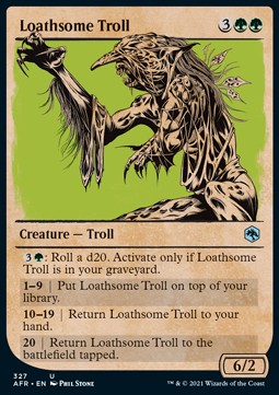 Widerwärtiger Troll XAFR-327 Uncommon Near Mint Deutsch Foil