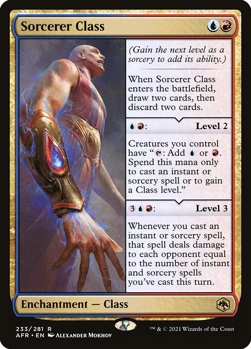 Sorcerer Class AFR-233 Rare Excellent Englisch